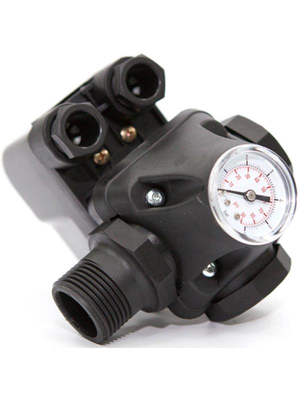 Реле давления ETERNA PC-9С, с манометром, рабочий диапазон 1-5 бар