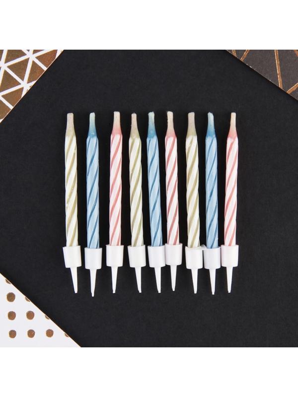 Свечи в торт незадуваемые «На миллион желаний», 10 шт.