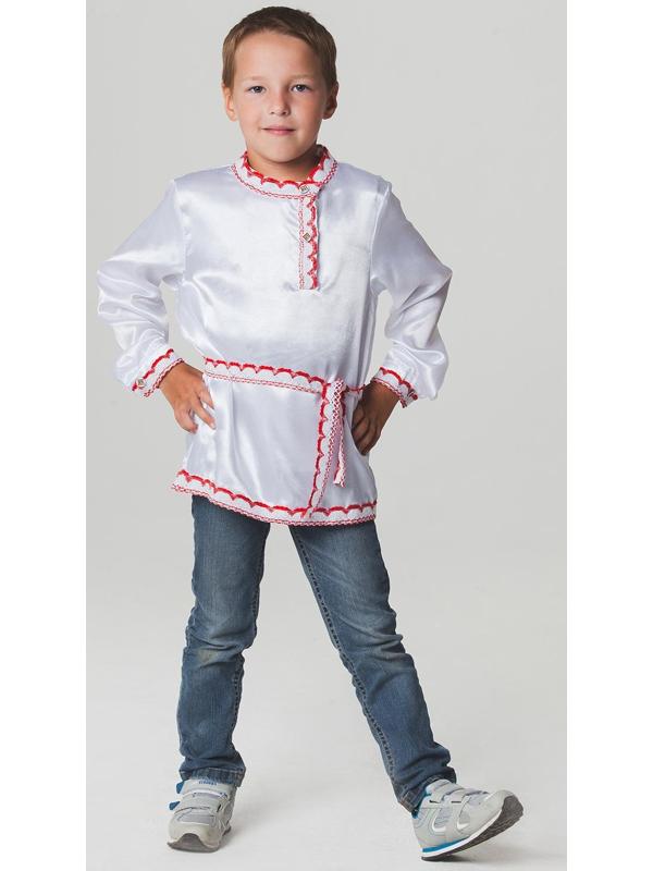 Русская народная рубаха для мальчика, р-р 58, рост 98-104 см