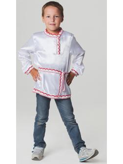 Русская народная рубаха для мальчика, р-р 64, рост 122-128 см
