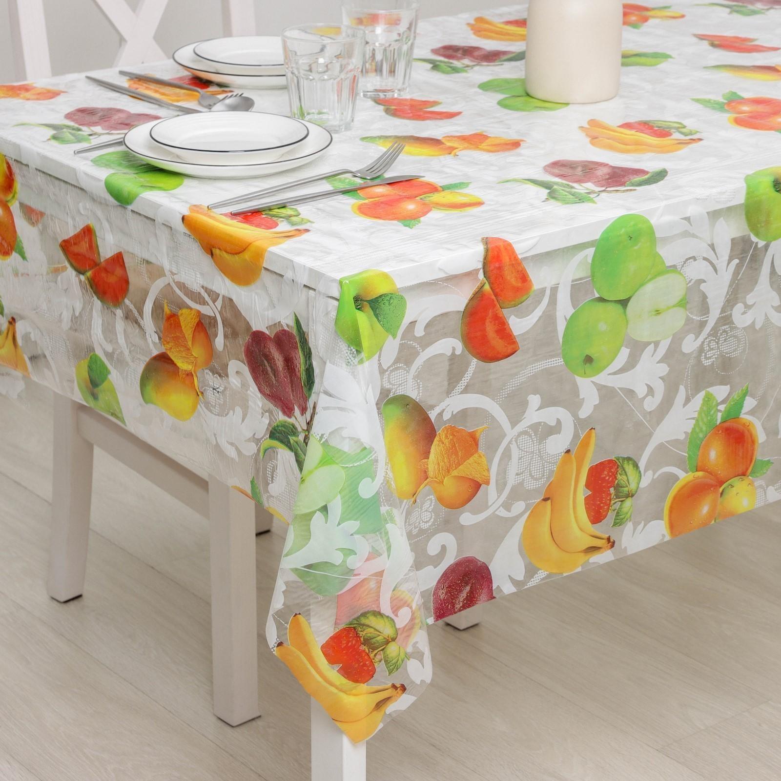 Клеёнка ПВХ Доляна «Сочность», ширина 137 см, рулон 30 метров