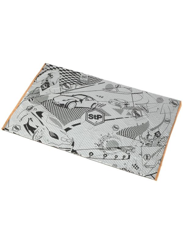 Виброизоляционный материал StP Aggressive Silver 2,  размер: 2х470х750 мм