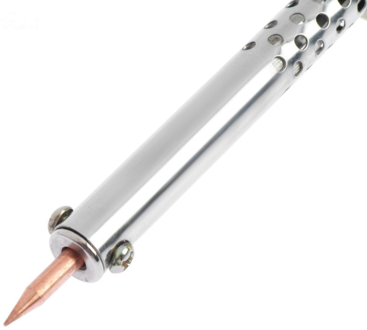 Паяльник ТУНДРА, деревянная рукоятка, 30 Вт, 220 В