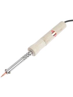 Паяльник ТУНДРА, деревянная рукоятка, 30 Вт, 220 В