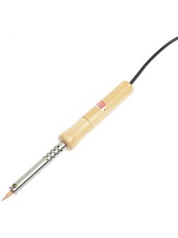 Паяльник ТУНДРА, деревянная рукоятка, 40 Вт, 220 В