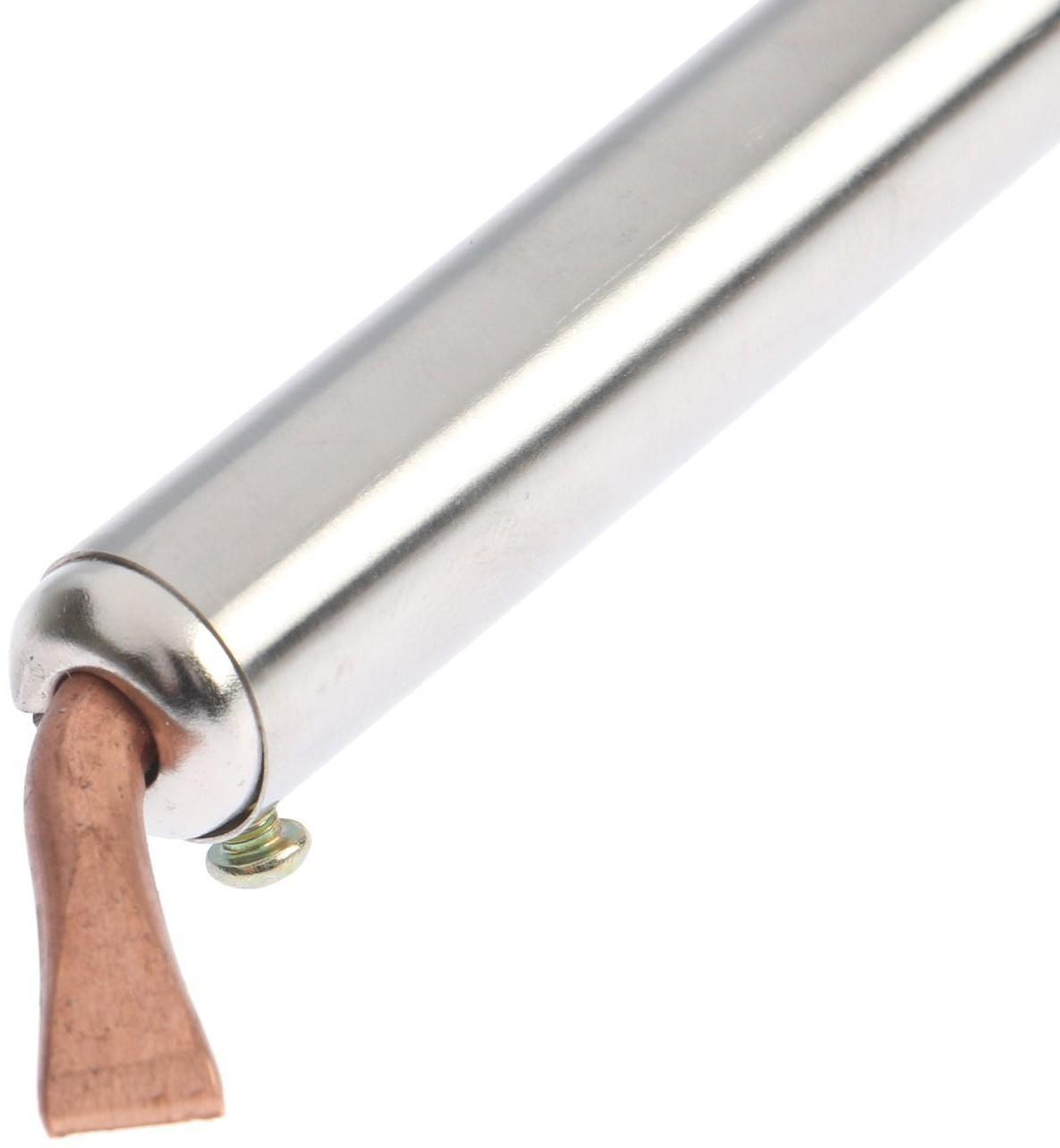 Паяльник ТУНДРА, деревянная рукоятка, плоское медное жало, 75 Вт, 220 В