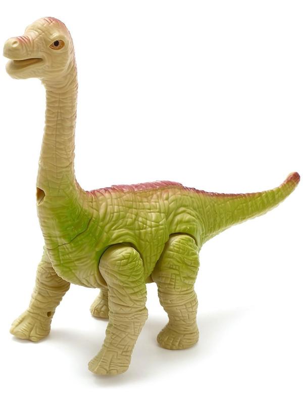Динозавр «Брахиозавр травоядный», работает от батареек, с проектором, цвет МИКС