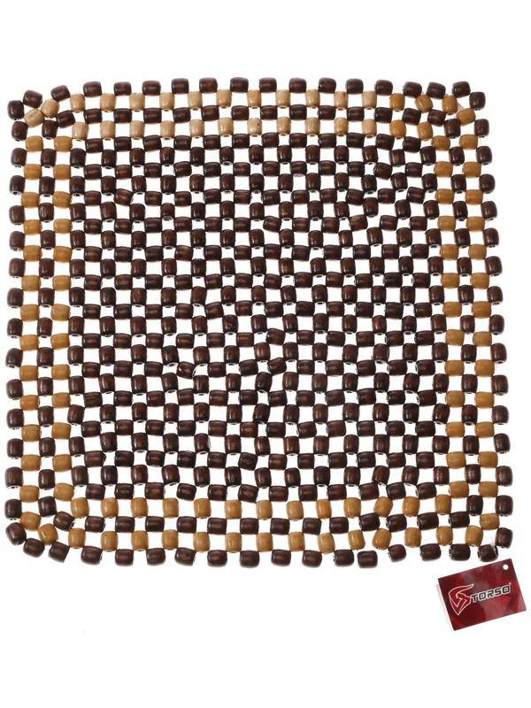 Накидка-массажер TORSO на сиденье 42×43 см, дерево, коричневый