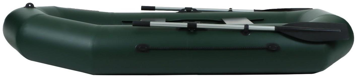 Лодка YUGANA R-260 С, слань, цвет олива