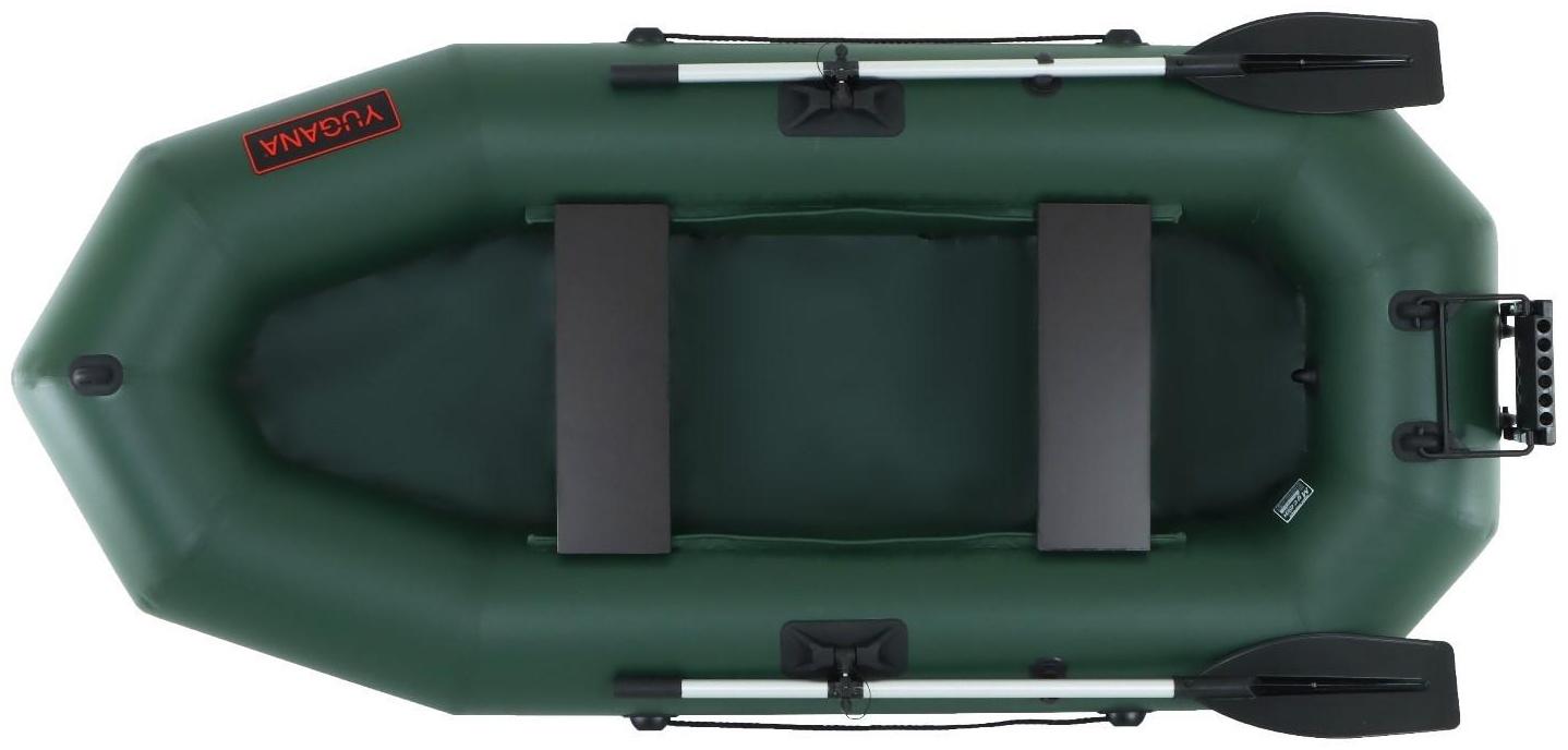 Лодка YUGANA R-260 ТР, навесной транец, цвет олива