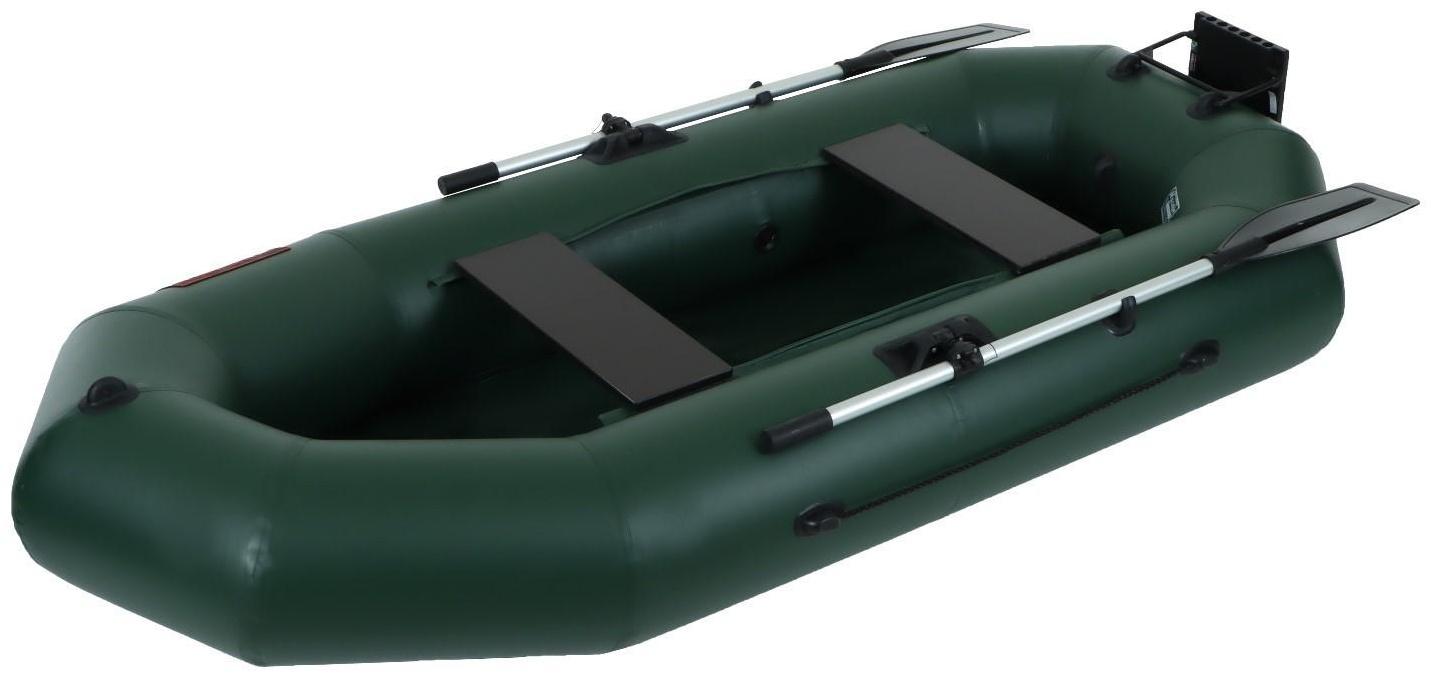 Лодка YUGANA R-260 ТР, навесной транец, цвет олива