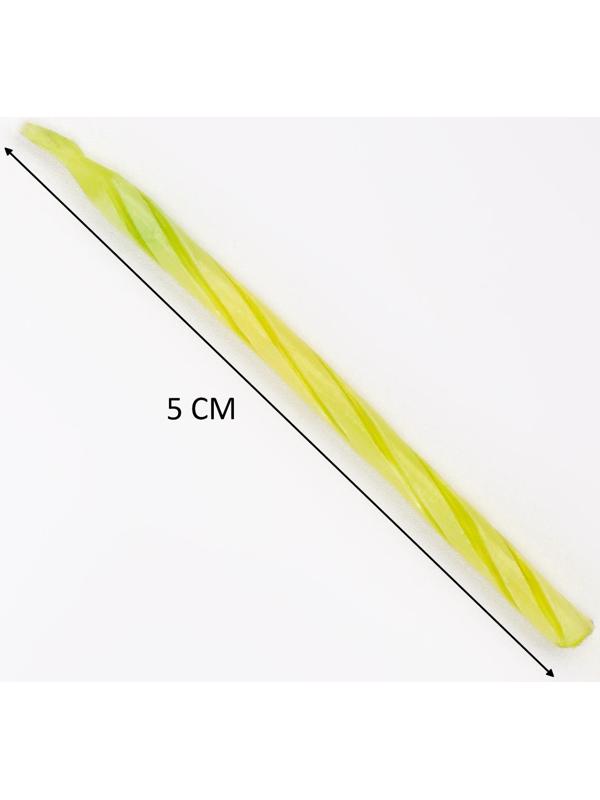 Свечи для торта «Спираль», 5 см, набор: 24 шт и 12 подставок