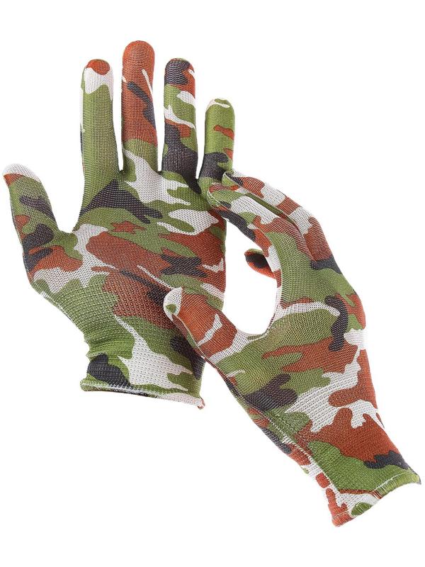 Перчатки нейлоновые, без покрытия, размер 9, цвет МИКС, Greengo