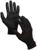 Перчатки нейлоновые, с латексной пропиткой, размер 9, чёрные