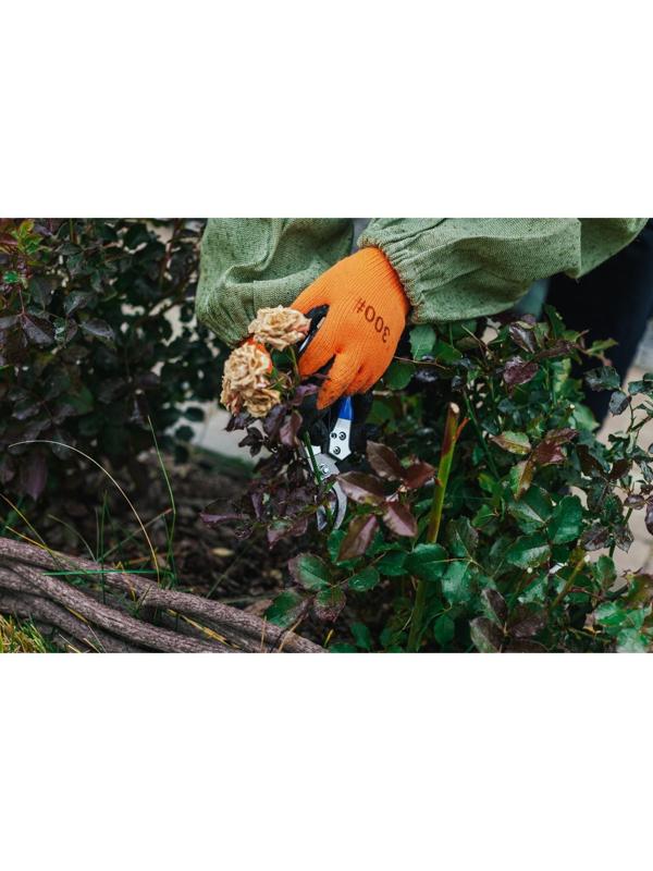 Перчатки нейлоновые, с латексным обливом, утеплённые, размер 10, МИКС