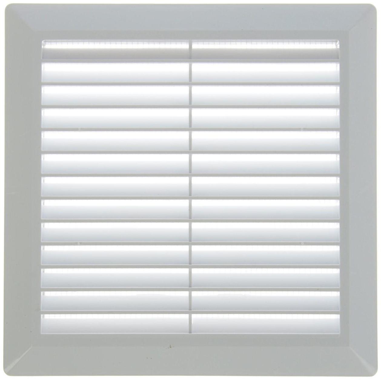 Решетка вентиляционная TDM SQ1807-0022, 203х203 мм, разъемная, с москитной сеткой
