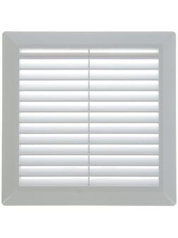 Решетка вентиляционная TDM SQ1807-0022, 203х203 мм, разъемная, с москитной сеткой