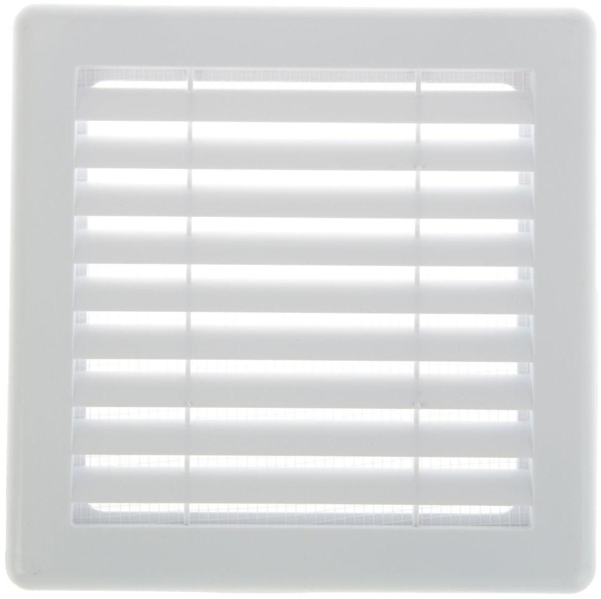 Решетка вентиляционная TDM SQ1807-0024, 180 х 180 мм, разъемная, с москитной сеткой