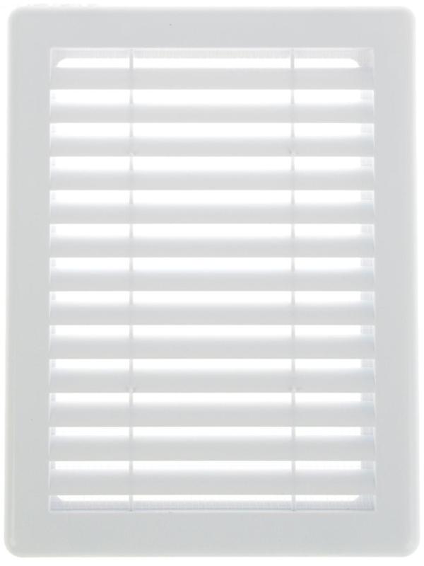 Решетка вентиляционная TDM SQ1807-0025, 180 х 240 мм, разъемная, с москитной сеткой