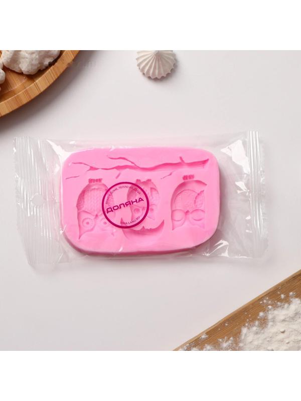 Молд «Совы», 10×7 см, цвет МИКС