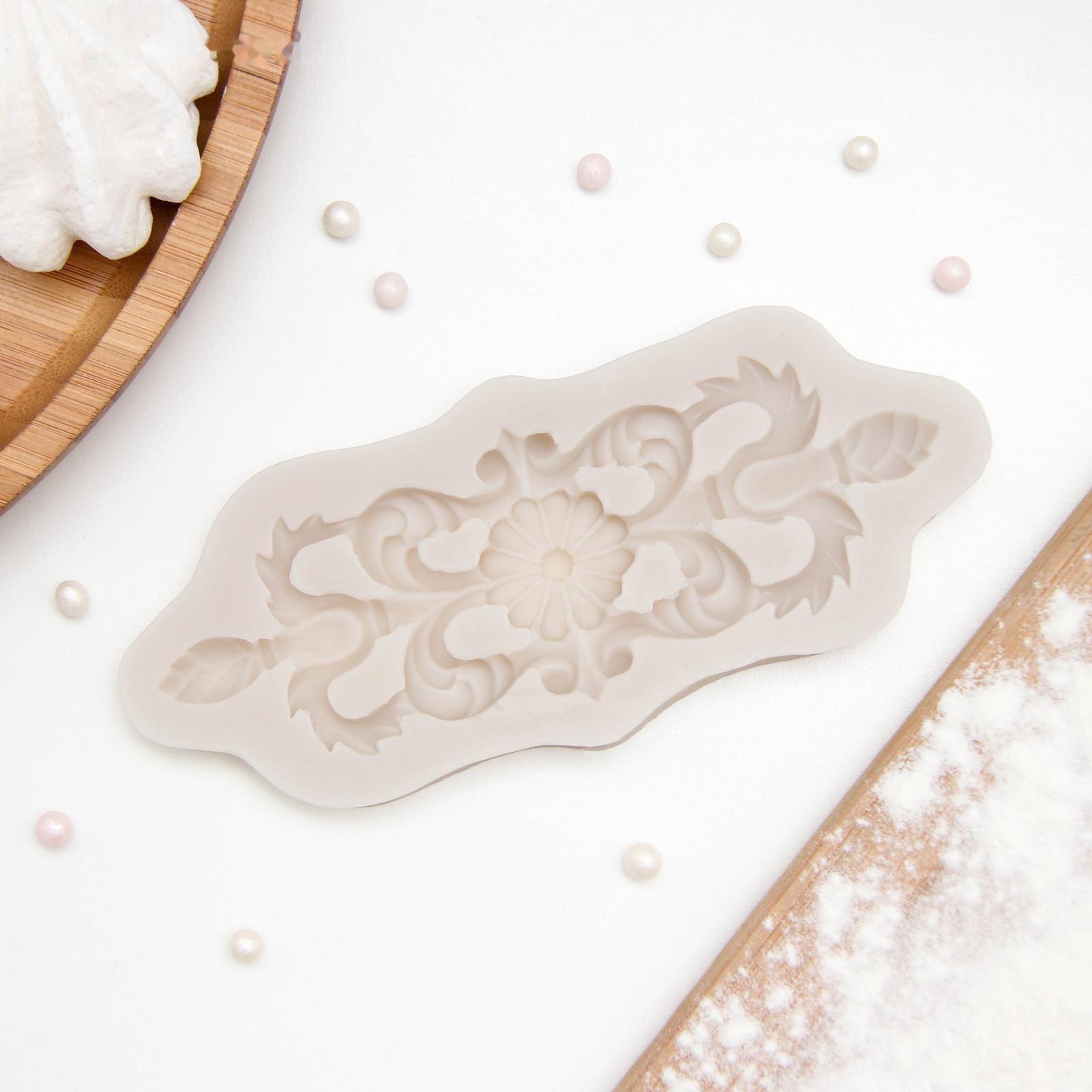 Молд «Лепнина», 13,5×5,5 см, цвет МИКС