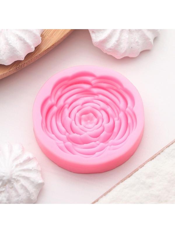 Молд «Прекрасная роза», 5,7×5,7 см, цвет МИКС