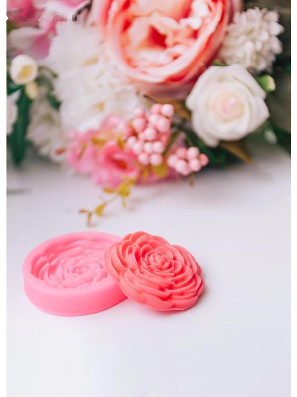 Молд «Прекрасная роза», 5,7×5,7 см, цвет МИКС