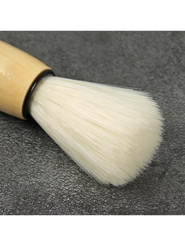 Помазок для бритья, деревянный