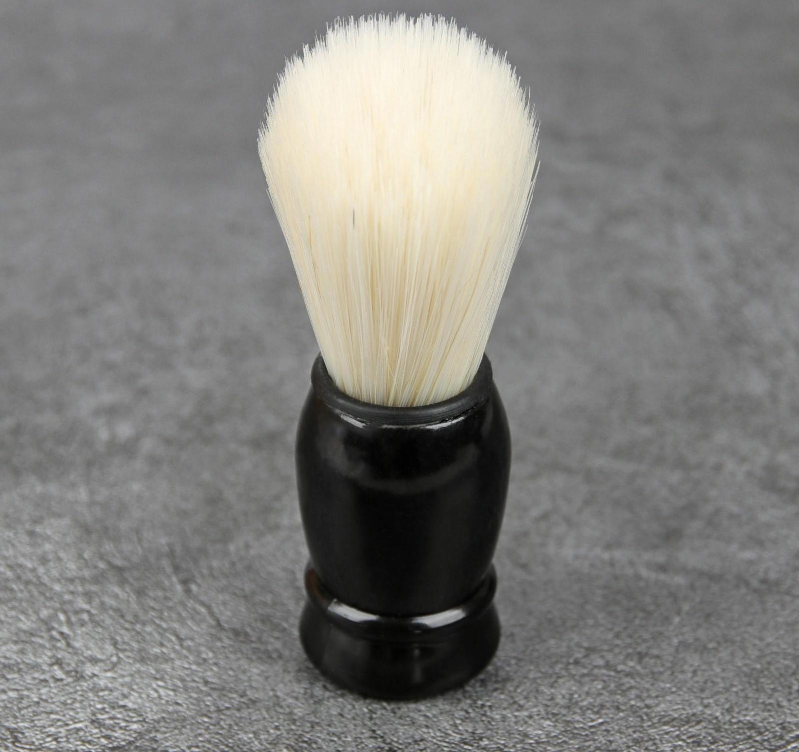 Помазок для бритья, пластиковый, цвет МИКС