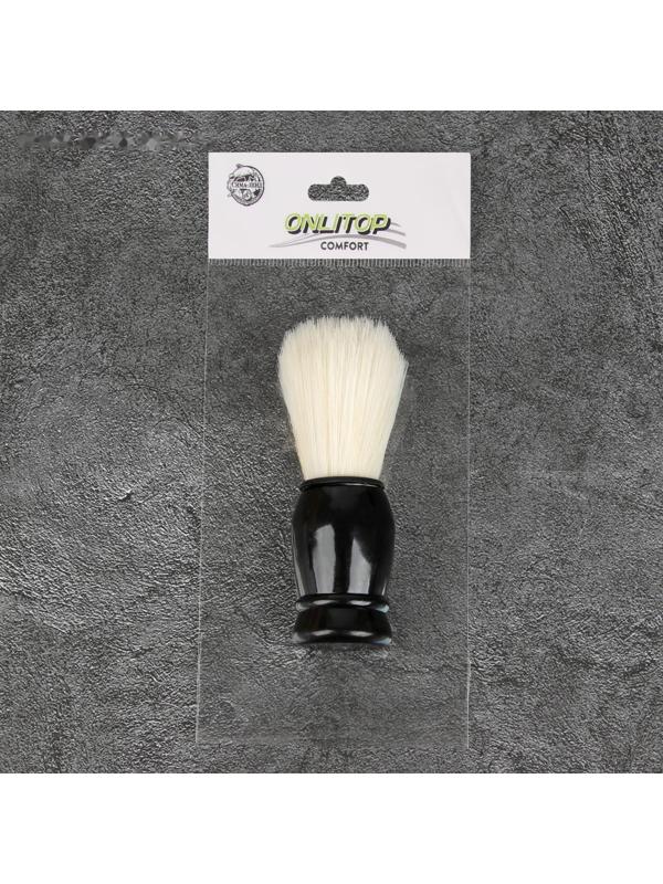 Помазок для бритья, пластиковый, цвет МИКС