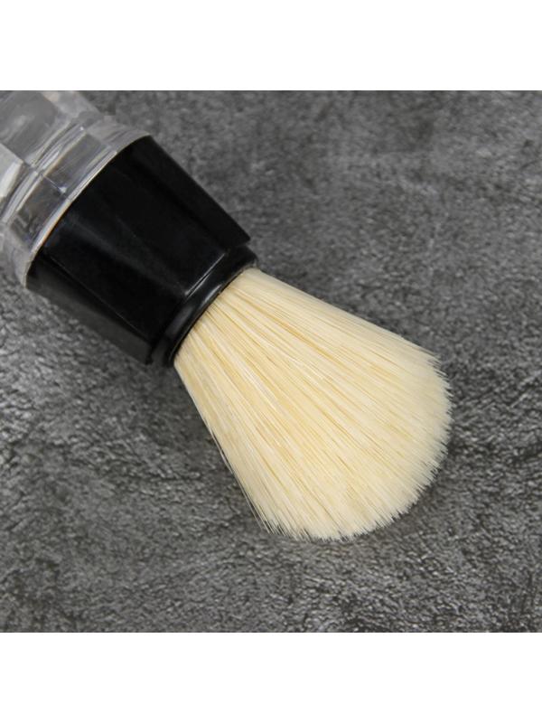 Помазок для бритья, пластиковый, цвет МИКС