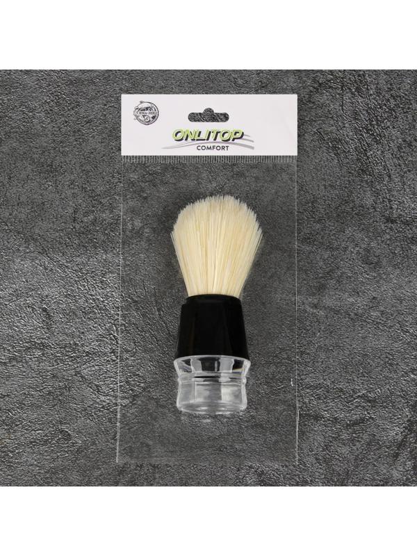 Помазок для бритья, пластиковый, цвет МИКС