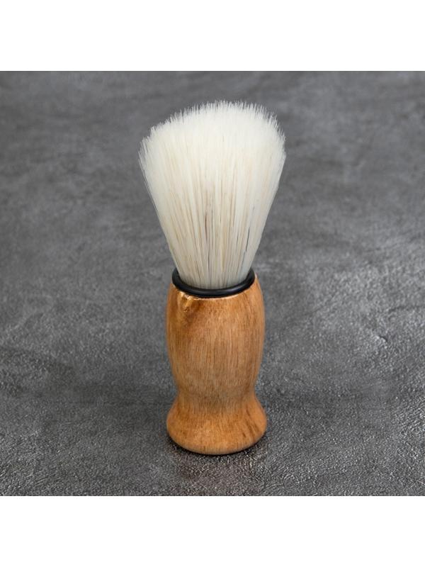 Помазок для бритья, деревянный
