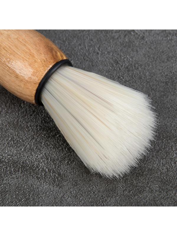 Помазок для бритья, деревянный