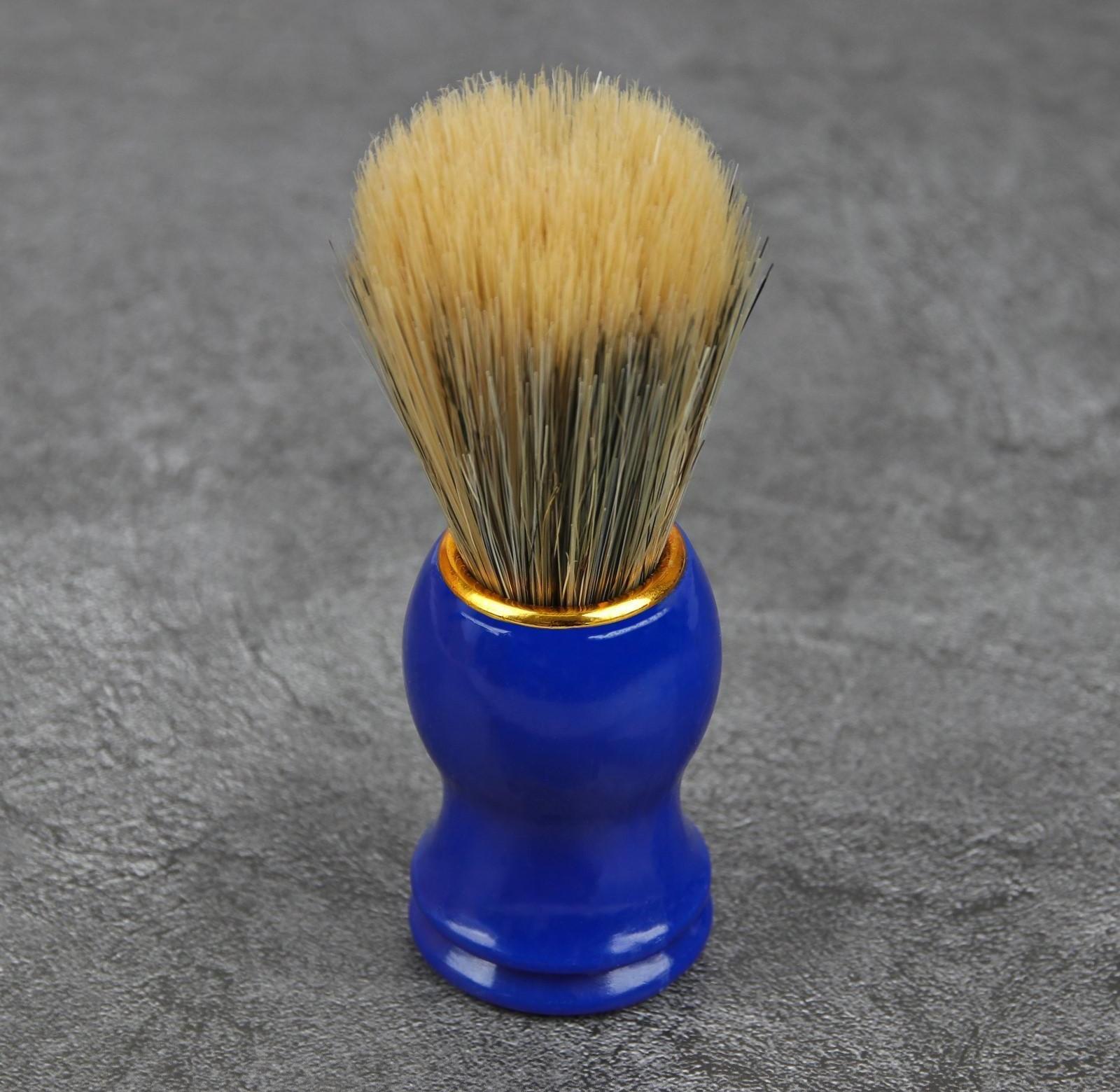 Помазок для бритья, пластиковый, цвет МИКС