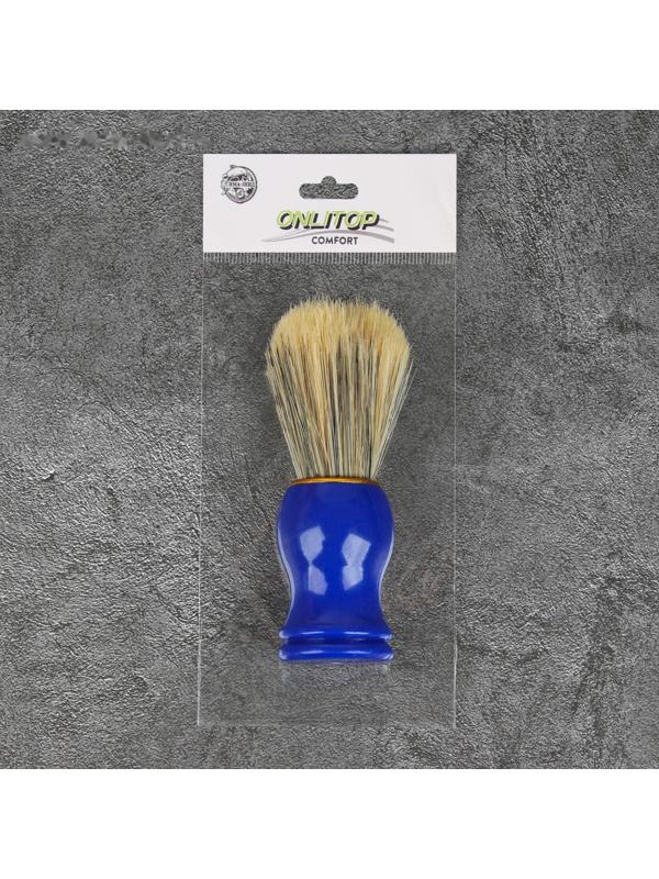 Помазок для бритья, пластиковый, цвет МИКС