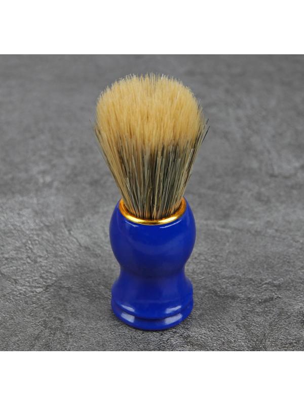 Помазок для бритья, пластиковый, цвет МИКС