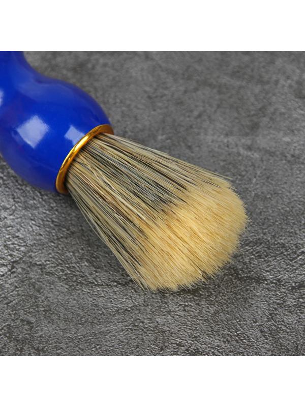 Помазок для бритья, пластиковый, цвет МИКС