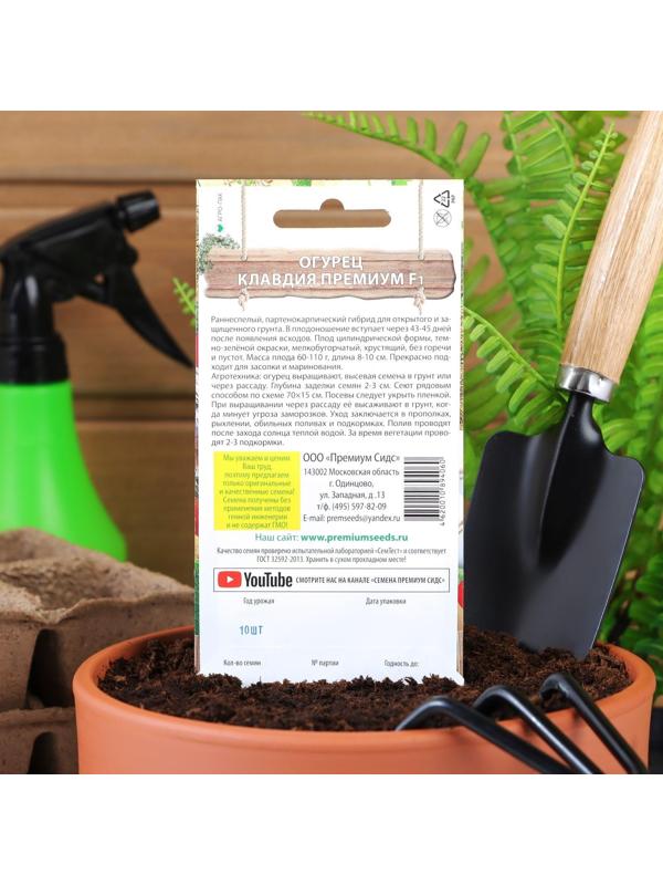 Семена Огурец Клавдия Премиум F1, партенокарпический, 10 шт.