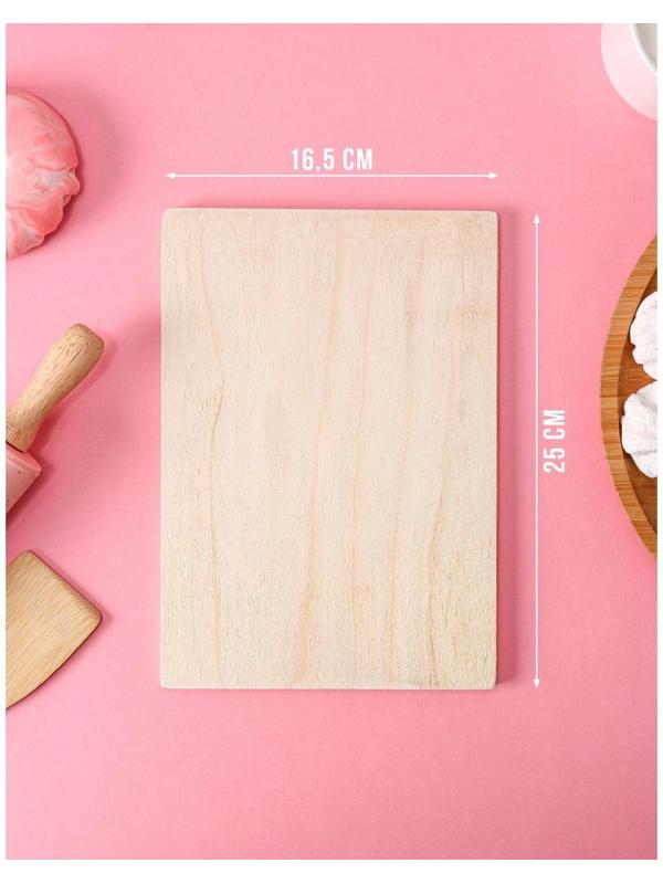 Доска разделочная деревянная «8 марта», 25×16,5 см