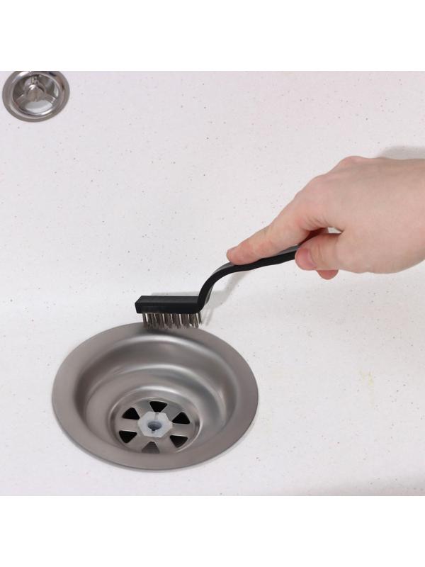 Набор щёток Доляна, 3 шт: латунная, стальная, нейлоновая