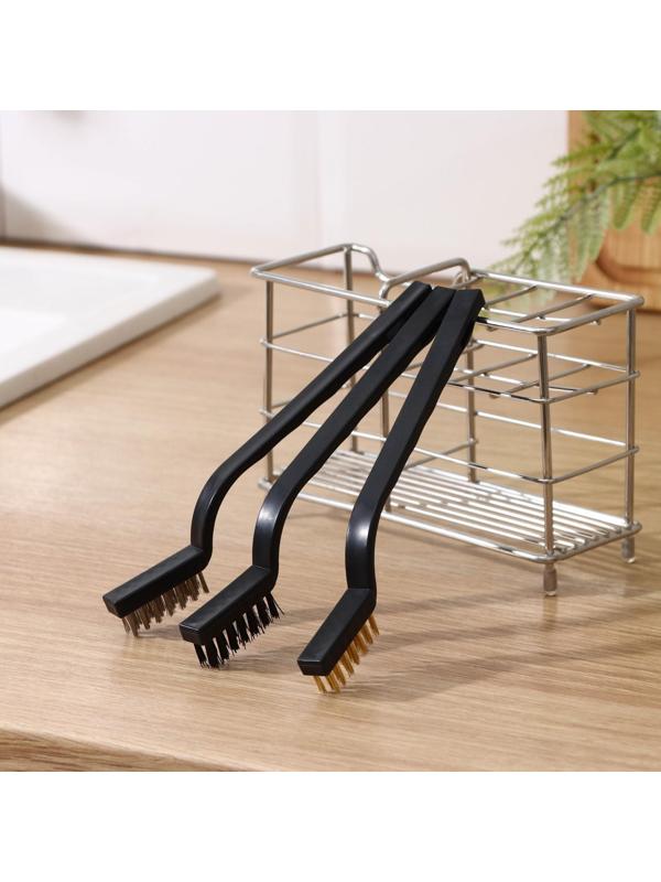 Набор щёток Доляна, 3 шт: латунная, стальная, нейлоновая