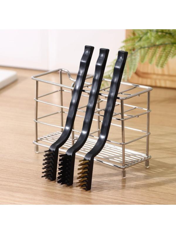 Набор щёток Доляна, 3 шт: латунная, стальная, нейлоновая