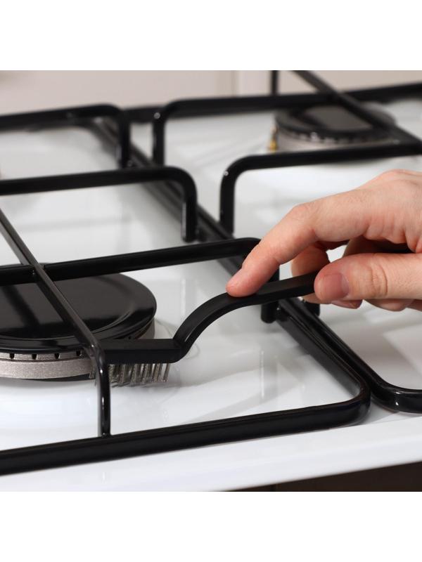 Набор щёток Доляна, 3 шт: латунная, стальная, нейлоновая