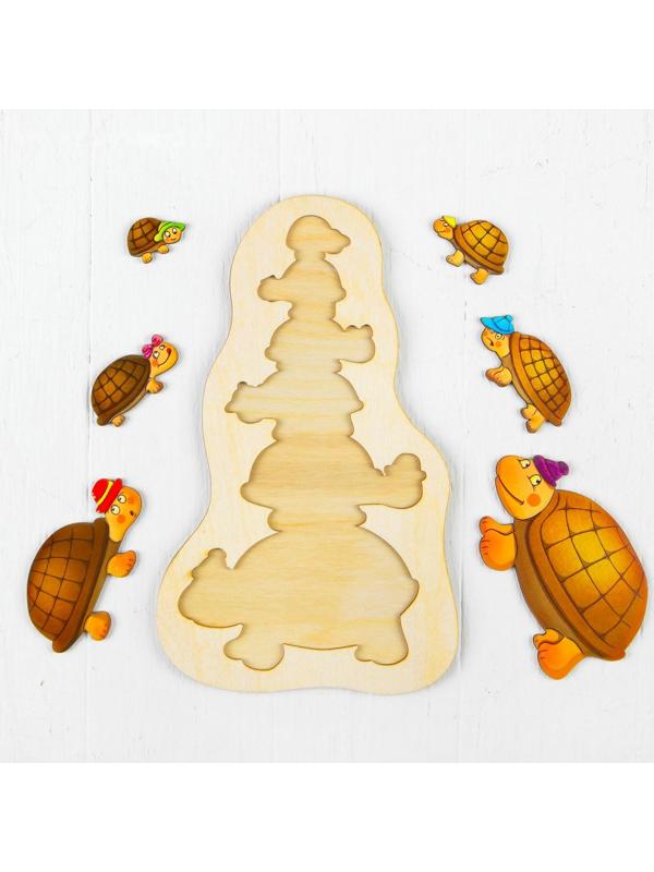 Рамка-вкладыш «Черепашки в шапочках»