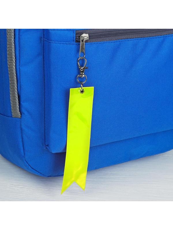 Светоотражающий элемент «Флажок», 15 × 3 см, цвет жёлтый/оранжевый