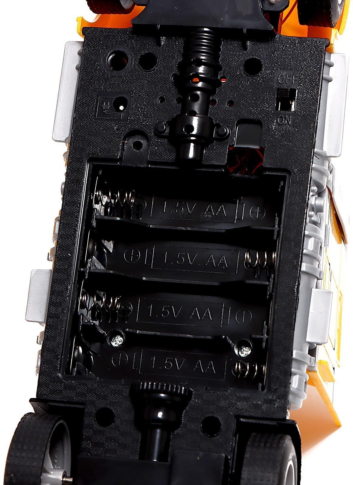 Грузовик радиоуправляемый «Фура», 9070-20Е, работает от батареек, световые эффекты, цвета микс