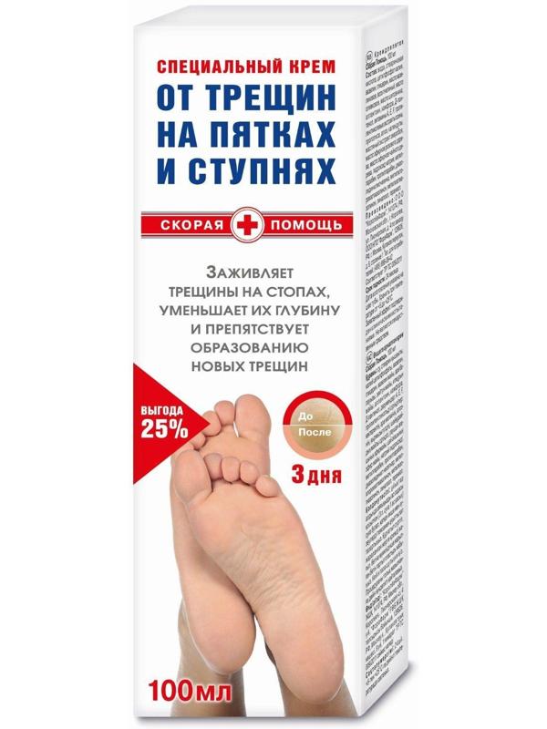 Крем для пяток от трещин 100мл