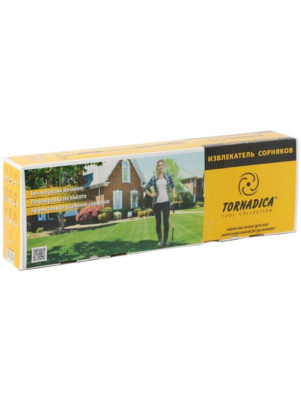 Извлекатель сорняков, 94 × 27 см, металлический черенок, TORNADICA
