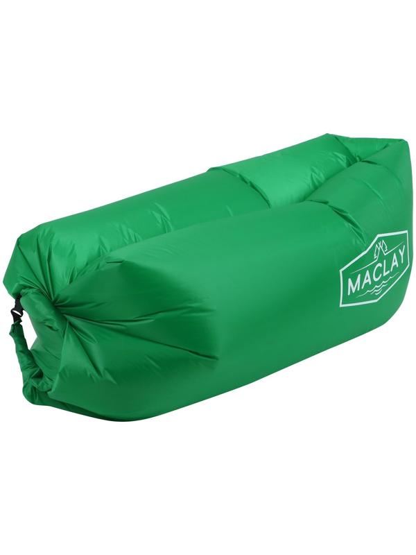 Надувной диван Ламзак 190Т, 180 х 70 х 45 см, цвет зелёный